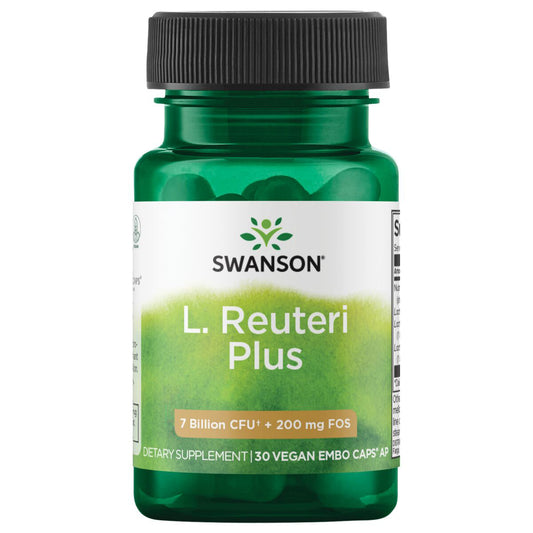 Swanson Probiótico L. Reuteri Plus, 30 cápsulas