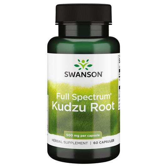 Swanson Suplemento de Raíz de Kudzu 500 mg, 60 Cápsulas