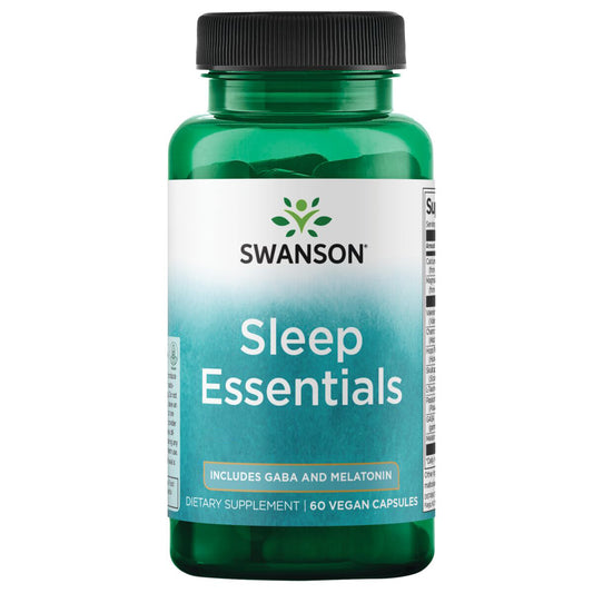 Swanson Suplementos Esenciales Sleep, 60 Cápsulas