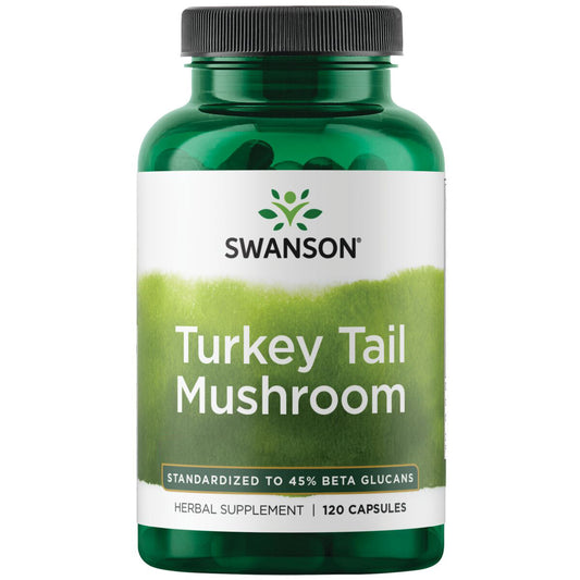 Swanson Suplemento Hongo Turkey Tail 500 mg, 120 cápsulas