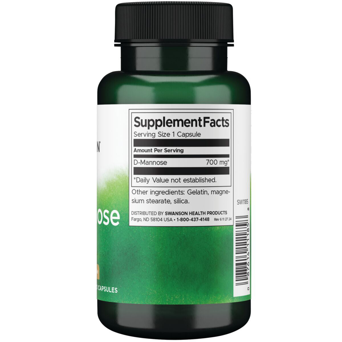 Swanson - D-manosa - 700 mg 60 cápsulas