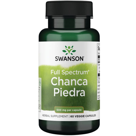 Swanson Suplemento de Chanca Piedra Phyllanthus Niruri 500mg, 60 cápsulas