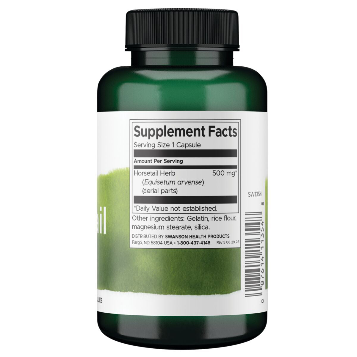 Swanson Suplemento de Horsetail 500 mg, 90 cápsulas