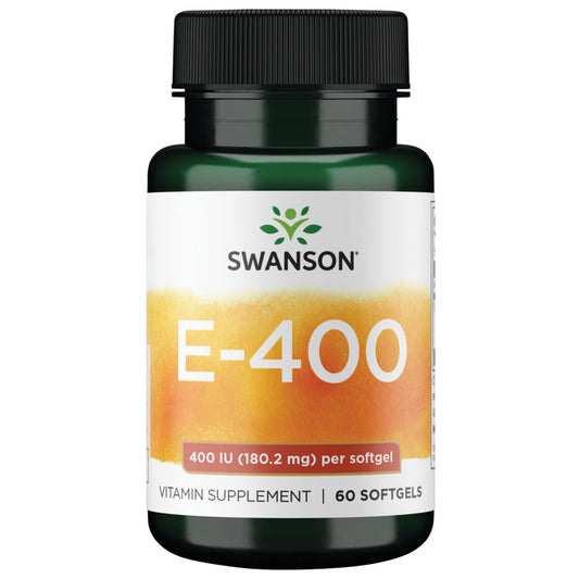 Swanson - Vitamin E 400 Iu - (180 mg) 60 geles blandos