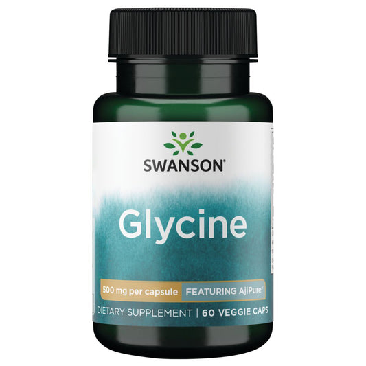 Swanson - Glicina - 500 mg 60 cápsulas vegetales