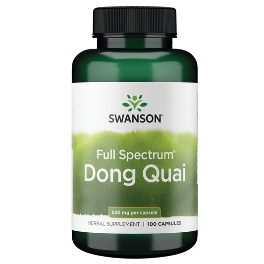 Swanson Suplemento de Raíz de Dong Quai 530 mg, 100 cápsulas