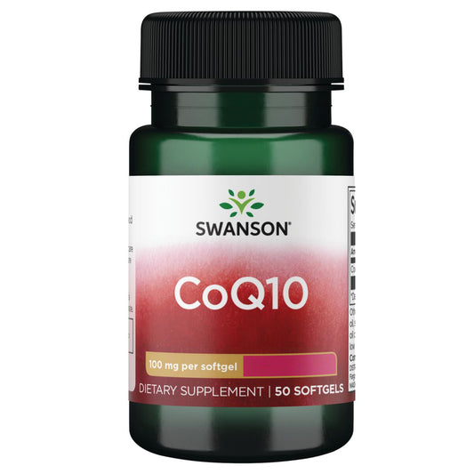 Swanson Suplemento de CoQ10 100mg, 50 cápsulas