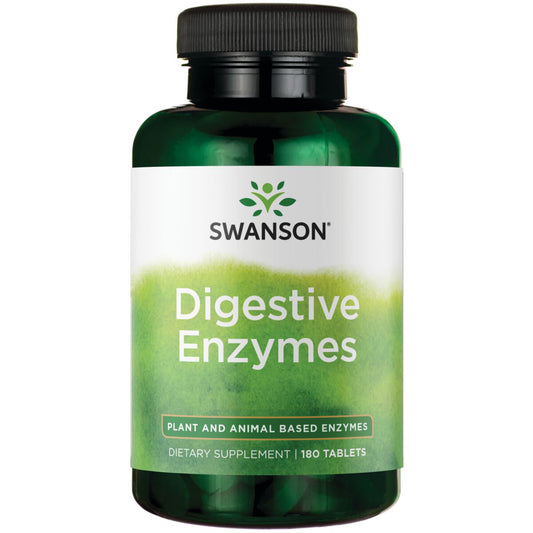 Swanson - Enzimas Digestivas - 180 Tabletas