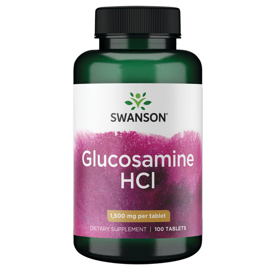Swanson Suplemento de Clorhidrato de glucosamina 1500mg, 100 tabletas