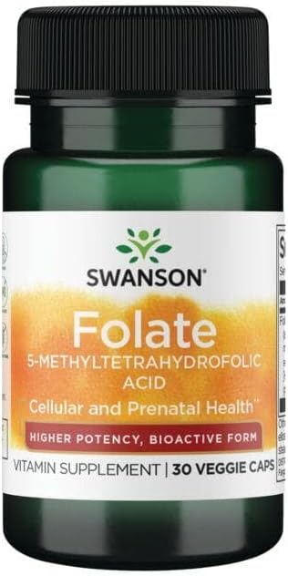 Swanson Ultimate Folate 1,360 mcg DFE, 30 Cápsulas