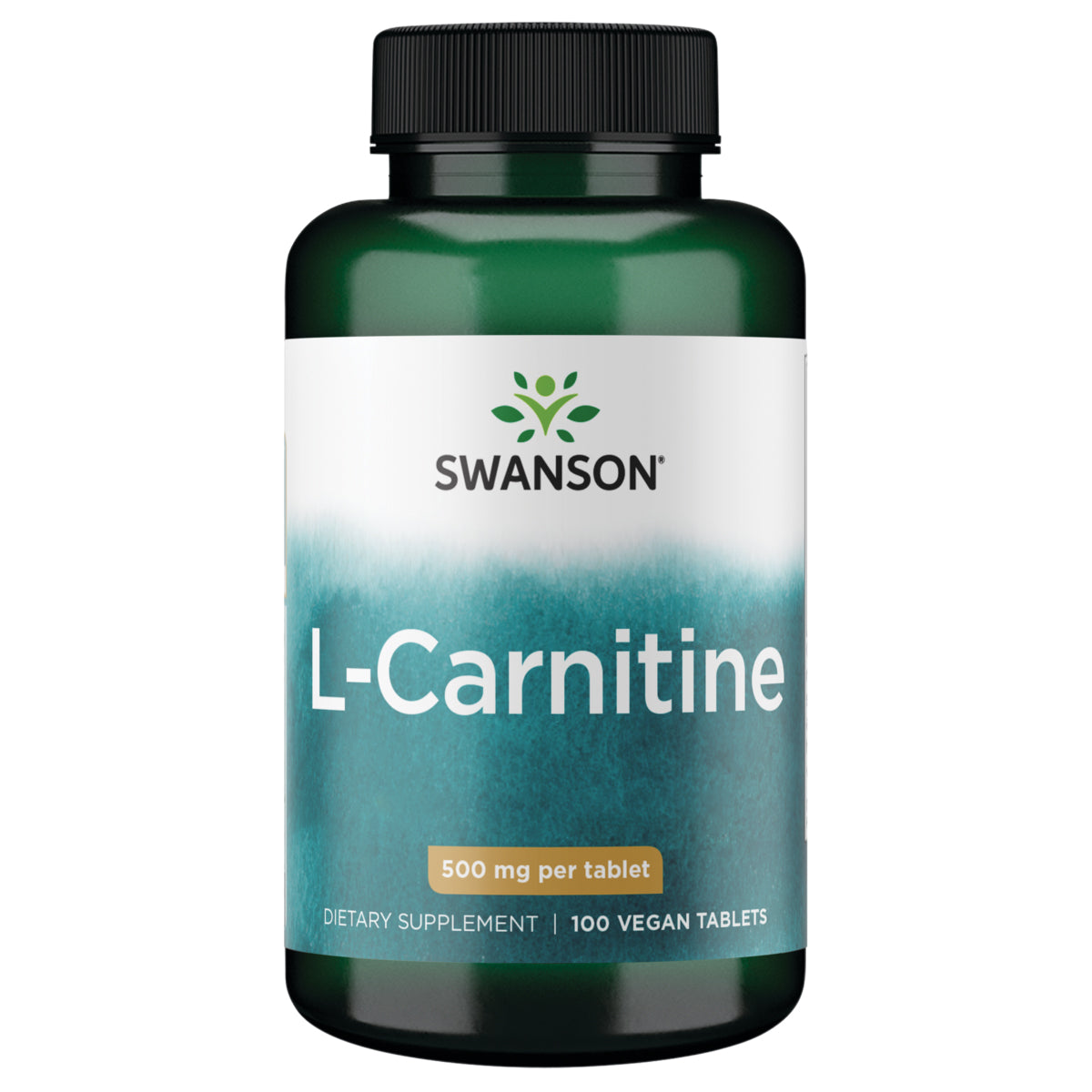 Swanson Suplemento de  L-carnitina 500mg, 100 Tabletas