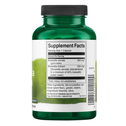 Swanson Suplemento de Boswellia serrata (estandarizada) 200 mg, 120 cápsulas