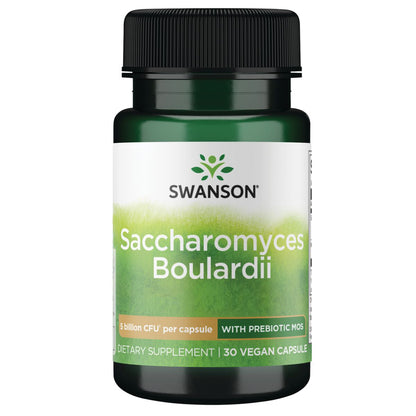 Swanson Suplemento de Saccharomyces Boulardii, 30 cápsulas