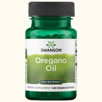 Swanson Suplemento Aceite de orégano, 120 cápsulas blandas