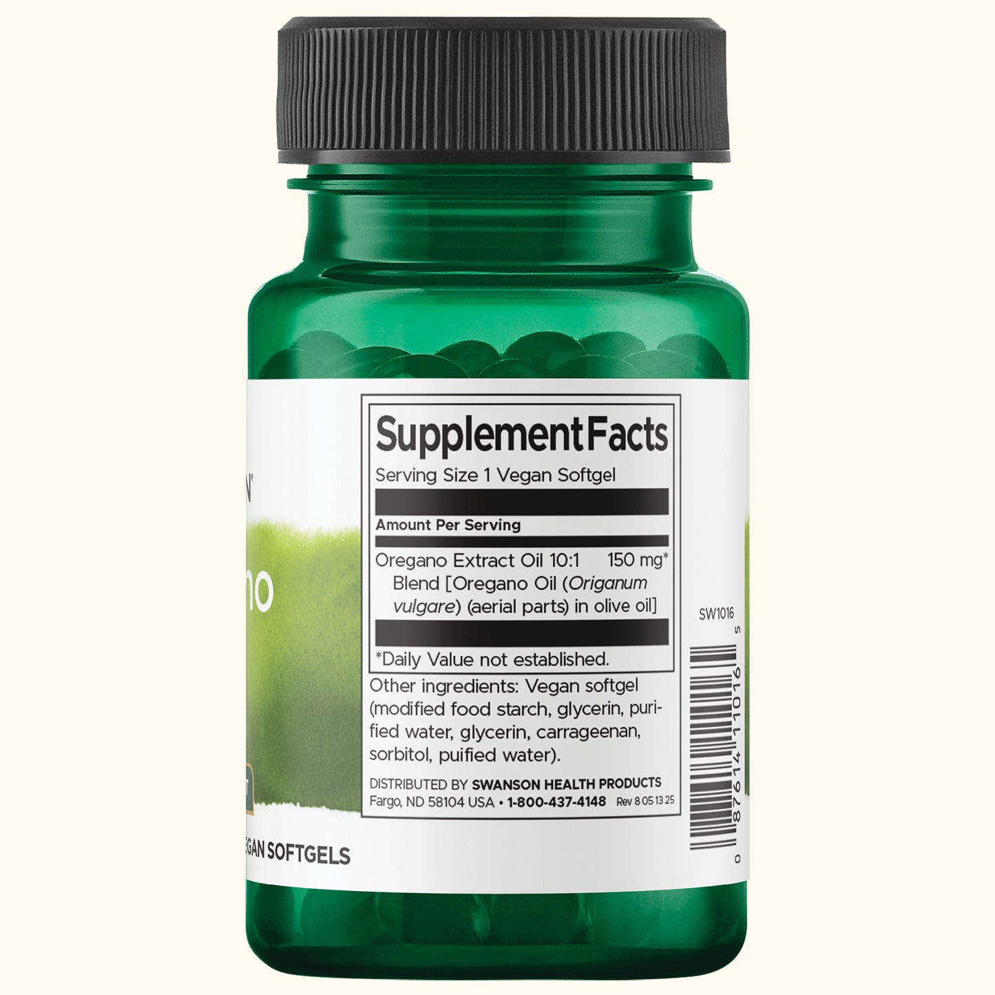 Swanson Suplemento Aceite de orégano, 120 cápsulas blandas