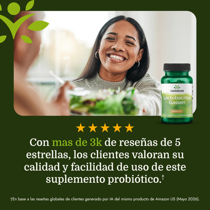 Swanson Probiotico Lactobacillus Gasseri, 60 cápsulas