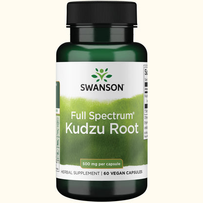 Swanson Suplemento de Raíz de Kudzu 500 mg, 60 Cápsulas