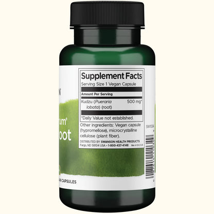 Swanson Suplemento de Raíz de Kudzu 500 mg, 60 Cápsulas