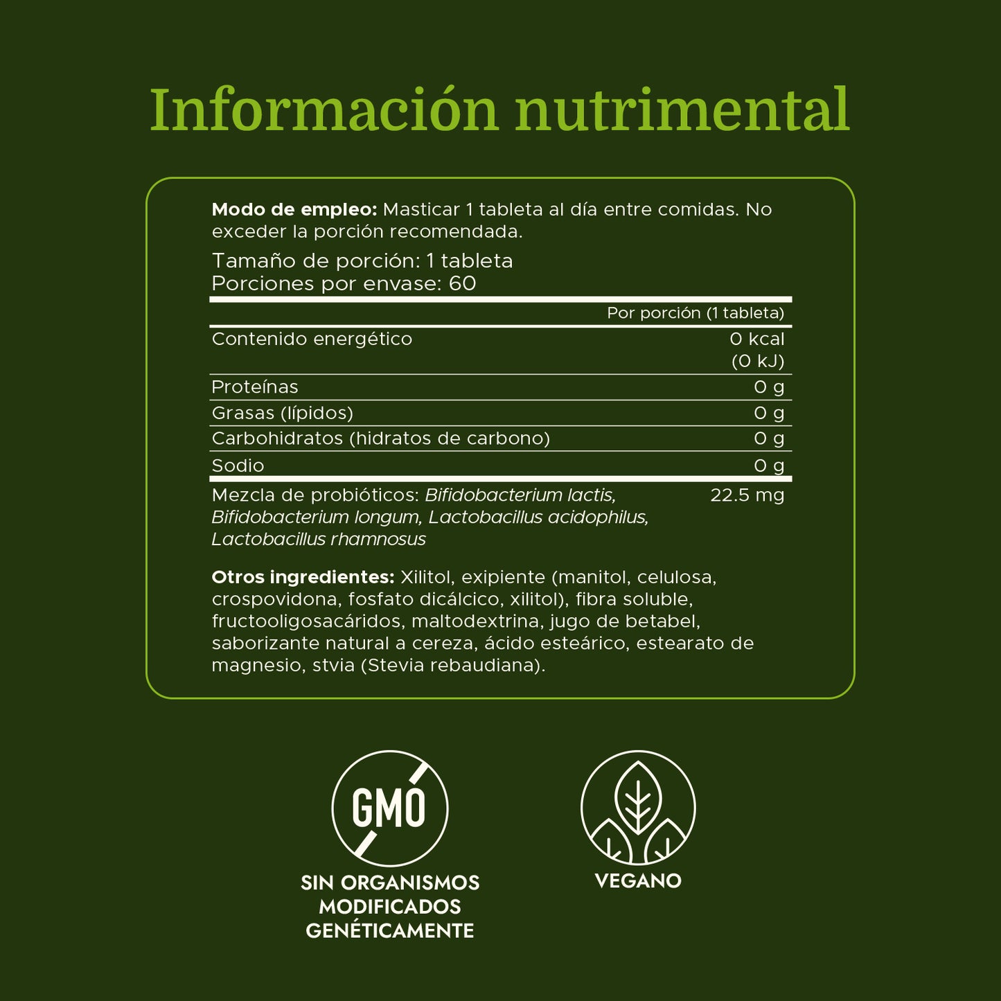 Swanson Probiótico masticable para niños - Sabor natural a cereza, 60 masticables