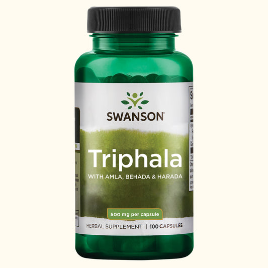Swanson Suplemento de Triphala 500 Mg, 100 Cápsulas