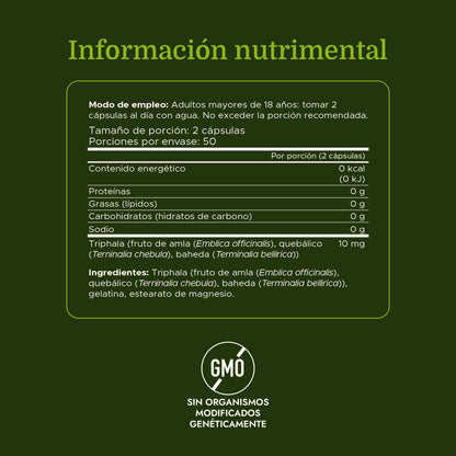 Swanson Suplemento de Triphala 500 Mg, 100 Cápsulas