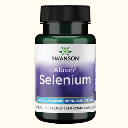 Swanson Complejo Albion Selenio 200mcg, 90 cápsulas