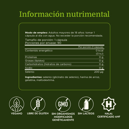 Swanson Complejo Albion Selenio 200mcg, 90 cápsulas