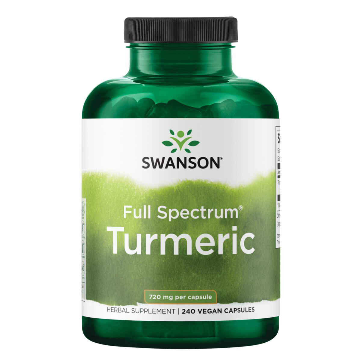 Swanson Suplemento de Cúrcuma Premium 720 Mg, 240 Cápsulas