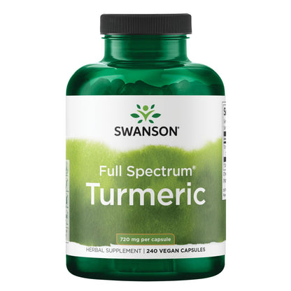 Swanson Suplemento de Cúrcuma Premium 720 Mg, 240 Cápsulas