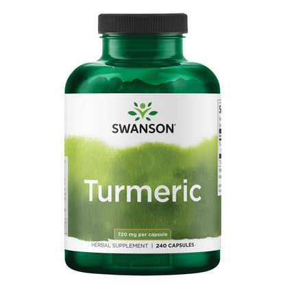 Swanson Suplemento de Cúrcuma Premium 720 Mg, 240 Cápsulas