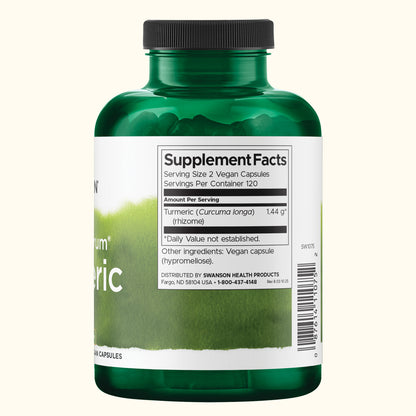 Swanson Suplemento de Cúrcuma Premium 720 Mg, 240 Cápsulas