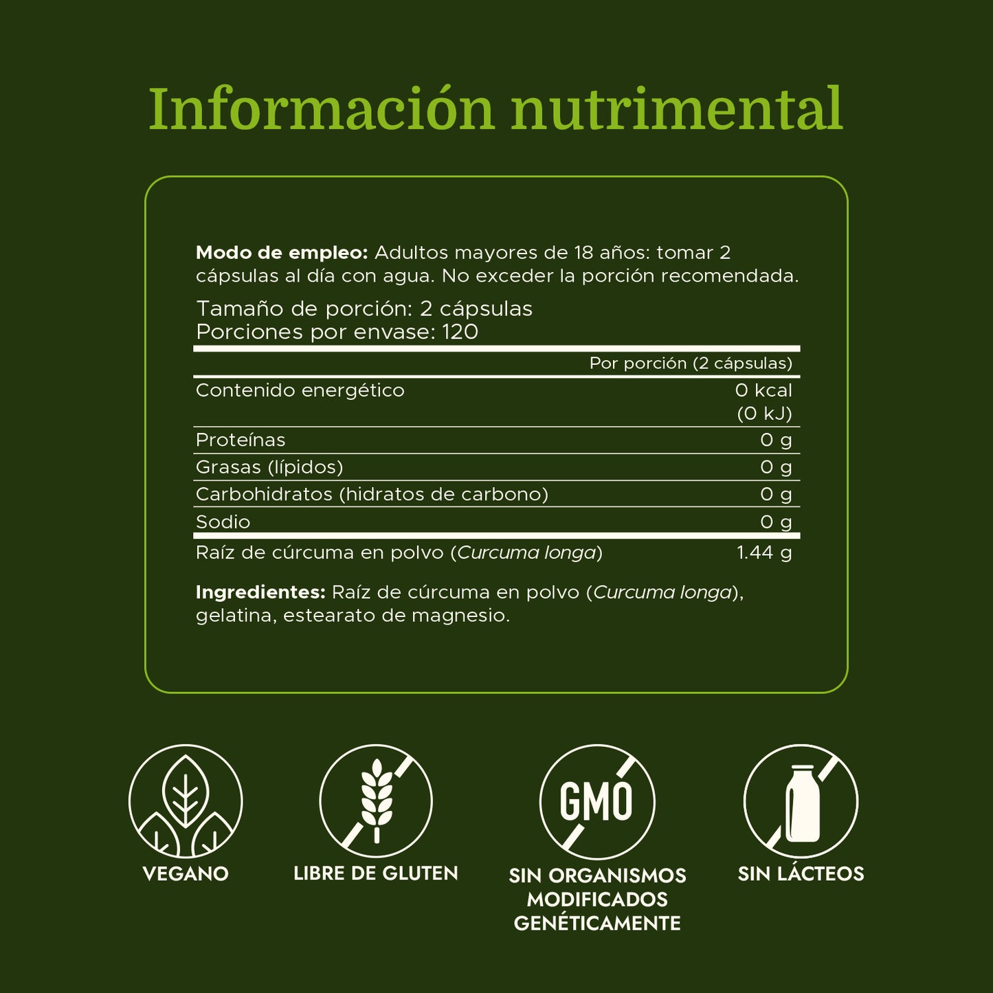 Swanson Suplemento de Cúrcuma Premium 720 Mg, 240 Cápsulas