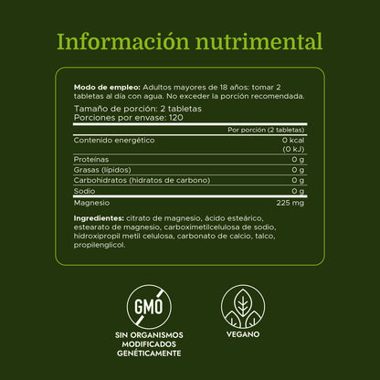 Swanson Suplemento Citrato de Magnesio Máxima Potencia 112.5 mg, 240 tabletas