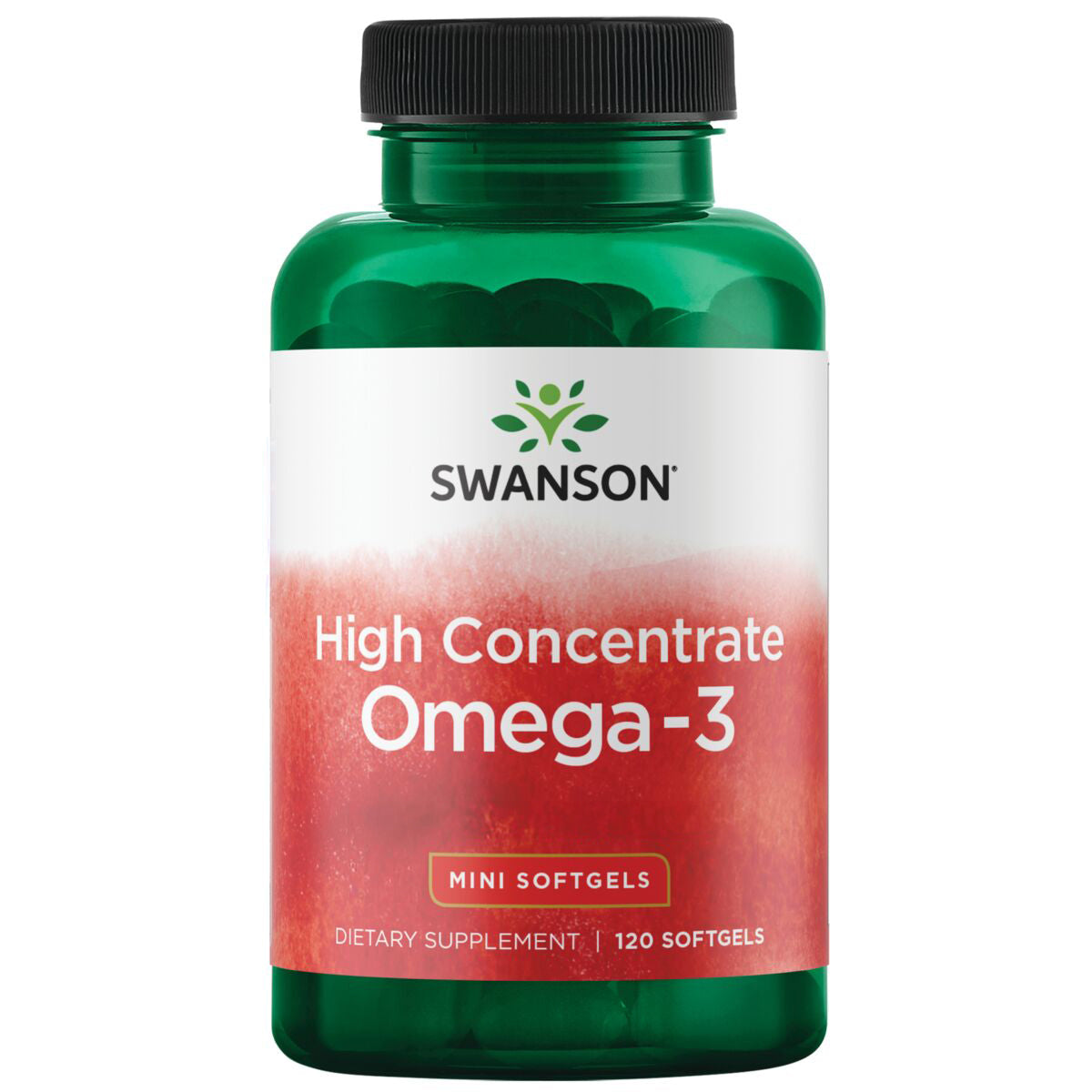 Swanson Suplemento de Alta Concentración Omega - 3 570mg, 120 Cápsulas