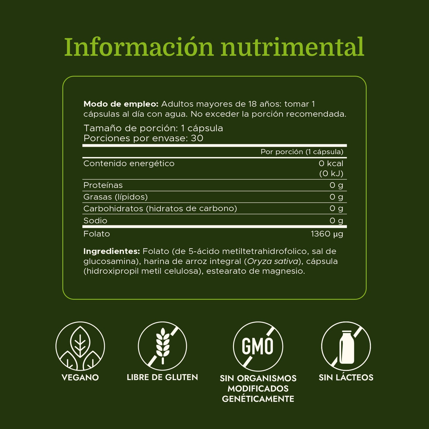 Swanson Ultimate Folate 1,360 mcg DFE, 30 Cápsulas