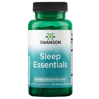 Swanson Suplementos Esenciales Sleep, 60 Cápsulas
