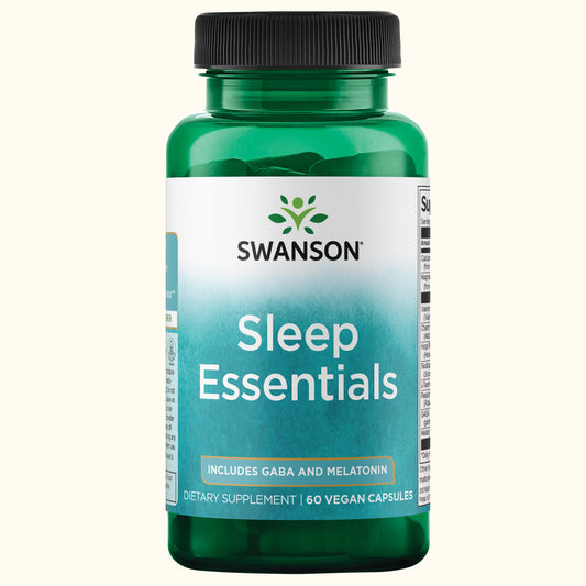 Swanson Suplementos Esenciales Sleep, 60 Cápsulas