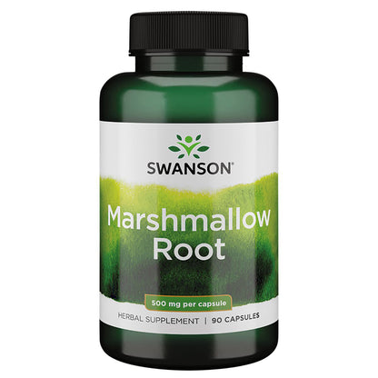 Swanson Suplemento de Raíz de malvavisco 500mg, 90 cápsulas