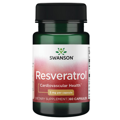 Swanson - Extracto de Polygonum cuspidatum Resveratrol - 5 mg 60 cápsulas