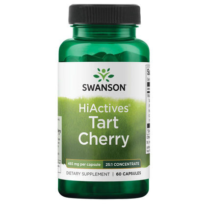 Swanson Suplemento HiActives Cereza Agria 465 mg, 60 cápsulas