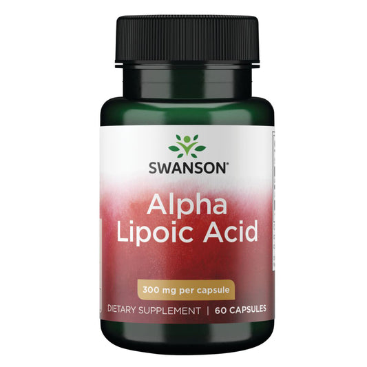 Swanson Suplemento Ácido alfa lipoico 300 mg, 60 cápsulas