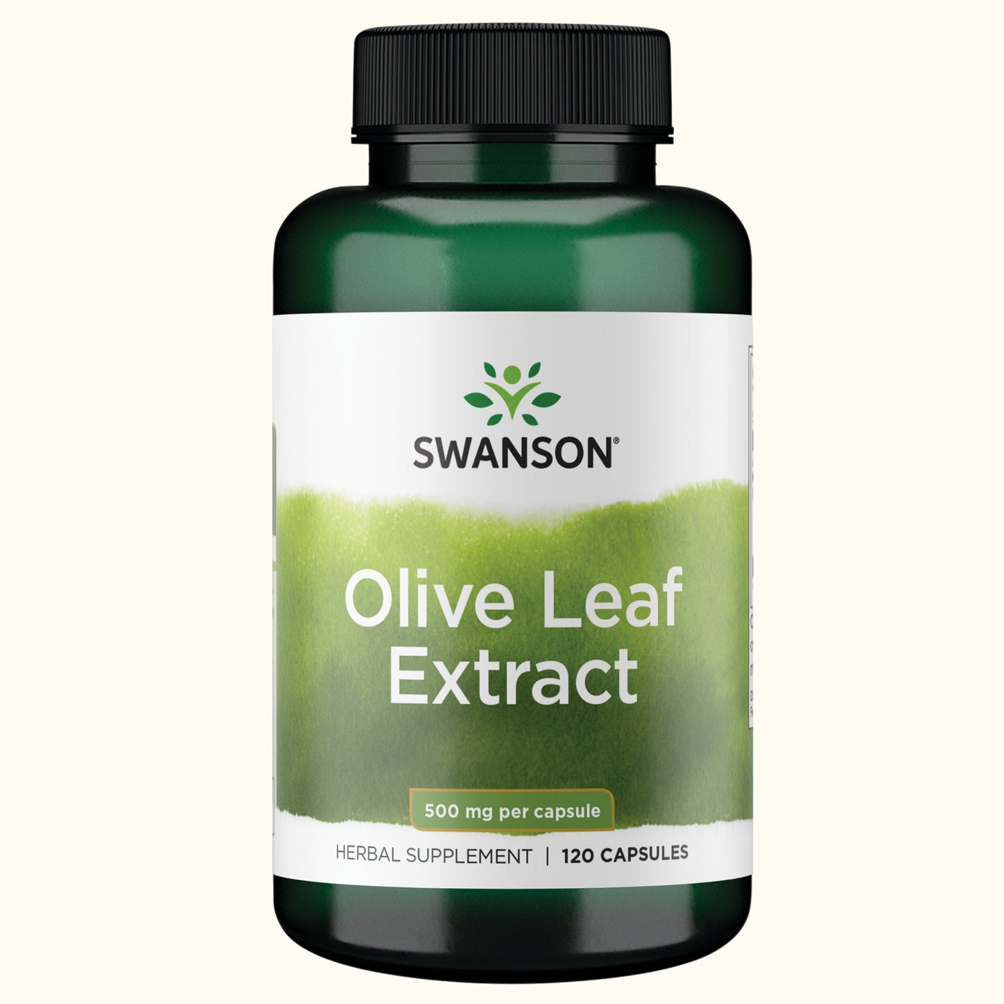 Swanson Suplemento de Extracto de hoja de olivo 500 mg, 120 cápsulas