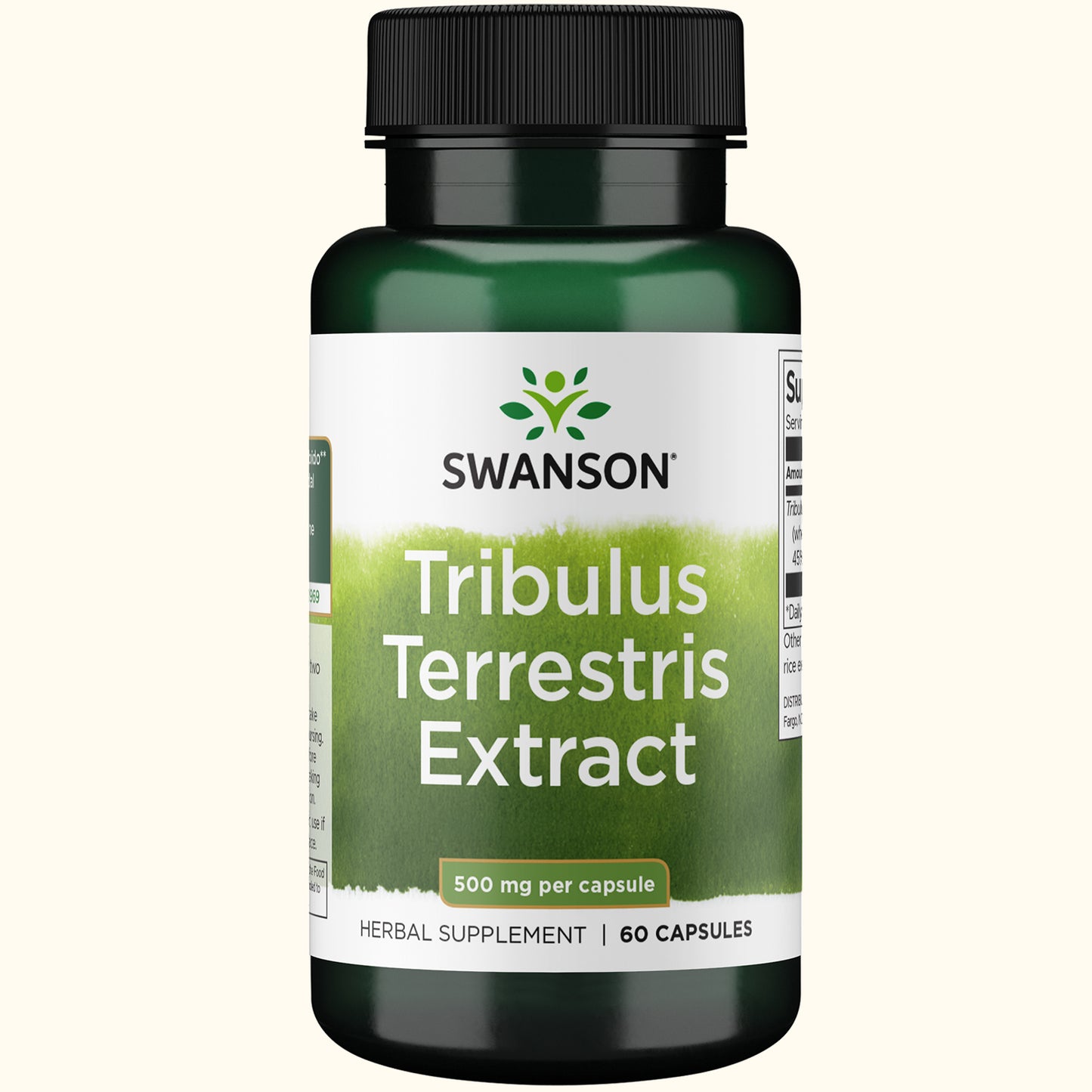 Swanson Suplemento Extracto de Tribuluss terrestris 500 mg, 60 Cápsulas