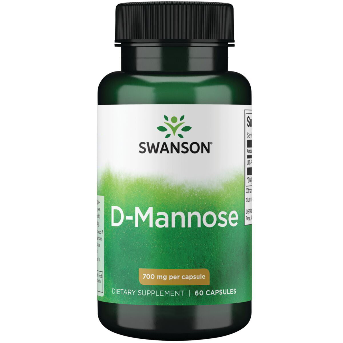 Swanson Suplemento D-manosa 700 mg, 60 cápsulas