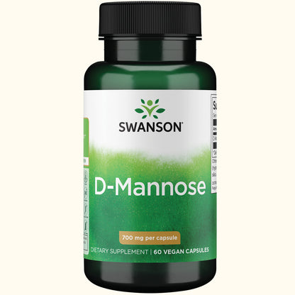 Swanson Suplemento D-manosa 700 mg, 60 cápsulas