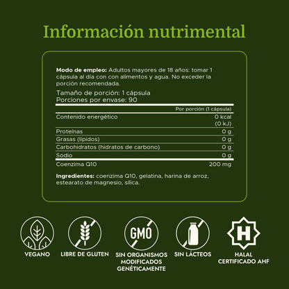 Swanson Suplemento de CoQ10, Concentracion Maxima 200 Mg, 90 Cápsulas
