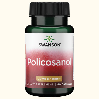 Swanson Suplemento de Policosanol 20 Mg, 60 cápsulas