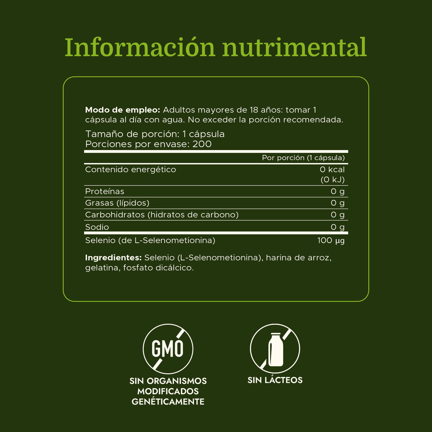 Swanson Suplemento de Selenio (L-selenometionina) 100mcg, 200 cápsulas