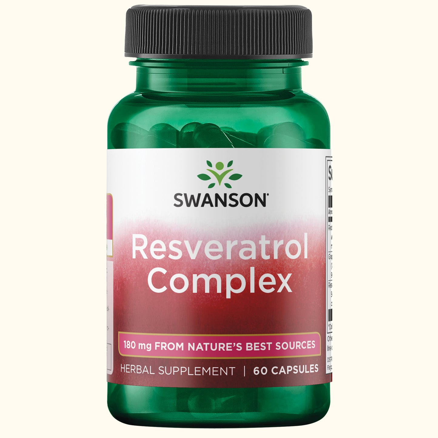 Swanson Suplemento de Complejo de resveratrol, 60 cápsulas