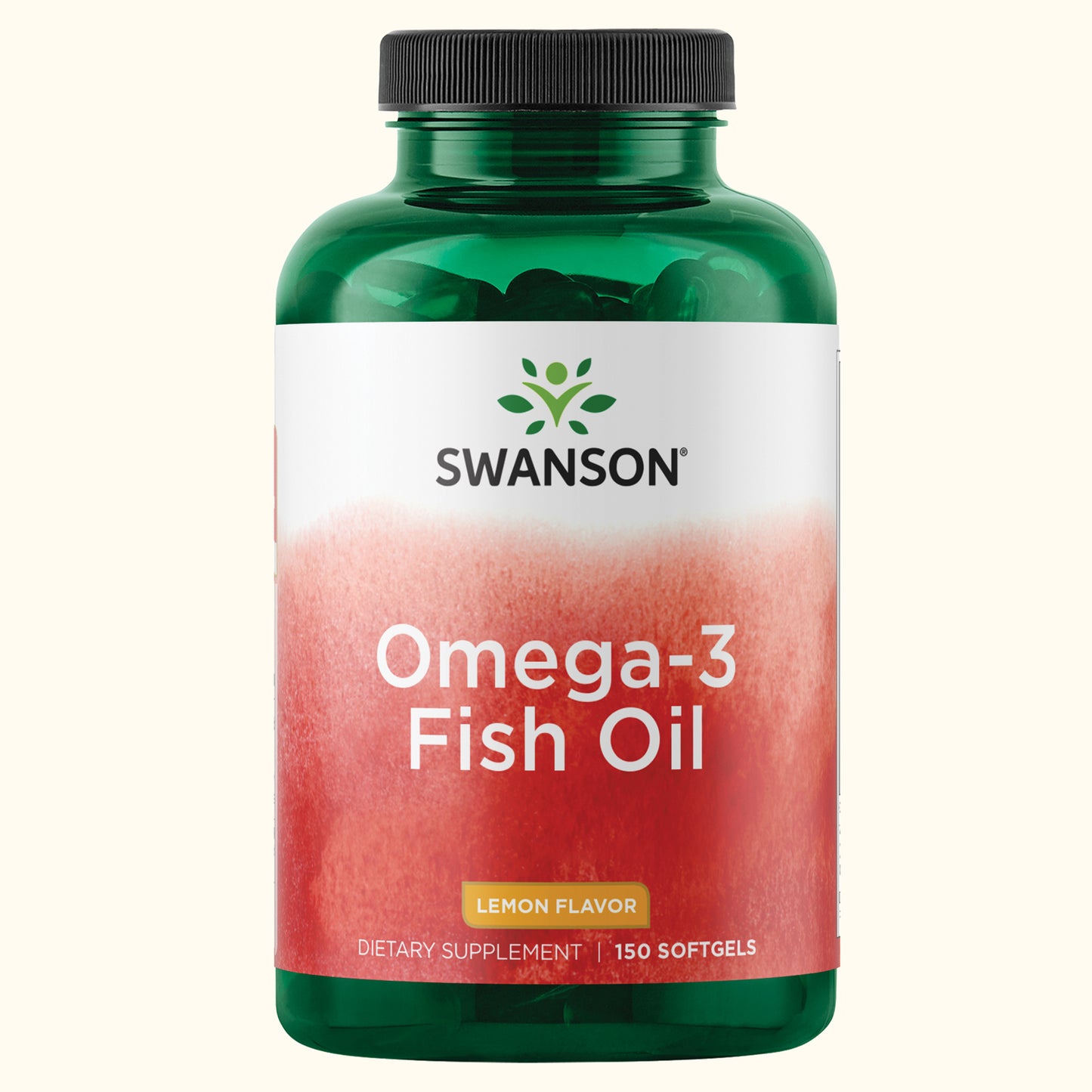 Swanson Aceite de pescado con Omega-3 con sabor a limón, 150 geles blandos